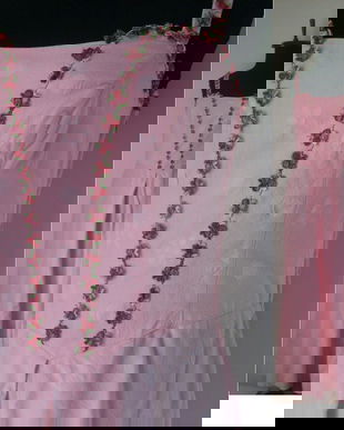 ROCHIE VARA BUMBAC ROSE CU TRANDAFIRI