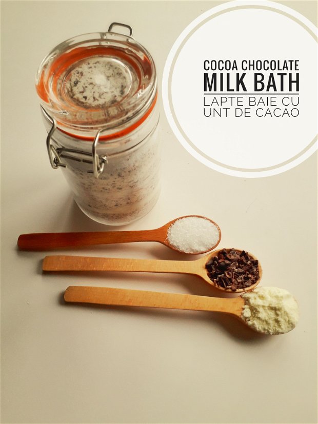 Cocoa Chocolate Milk Bath-Lapte pudra de baie cu cacao