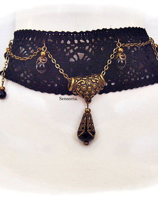 chocker dantelat antichizat