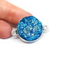 Link - agat &quartz titanium  druzy electroplatat