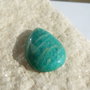 Cabochon 2  lacrima din amazonit rusesc aprox 24x18x6 mm