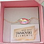 Bratara argint cu link Swarovski Picatura