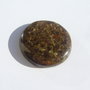Cabochon masiv rotund din bronzit aprox 29.5x6 mm