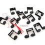 Note muzicale duble - martisoare pandantive