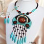 "Turquoise Flow" - Set colier si cercei