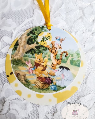 Invitatie rotunda Winnie the Pooh