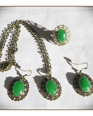 SET- JAD MALAYESIA VERDE SI BRONZ