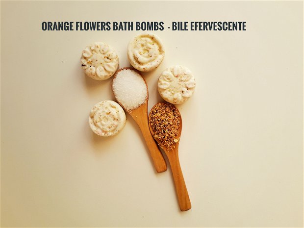 Orange & Lemon Bath Bombes- Bile efervescente