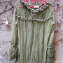 Bluza  stil gipsy-creponata