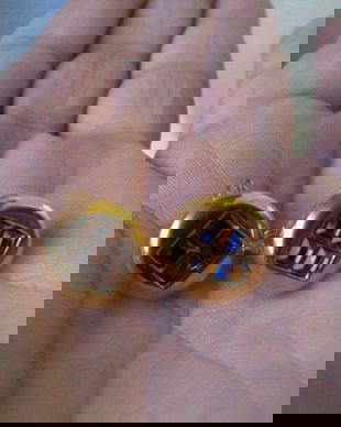 SUPERBI CERCEI MONET VINTAGE CRISTALE ,AURITI SEMNATI