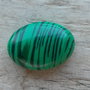 Cabochon malachit, 25x18 mm