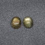 Set 2 buc labradorite ovale - aprox  7 x 9 mm - IBN0077