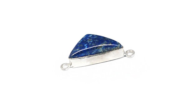 Conector cu Lapis Lazuli in rama argintata