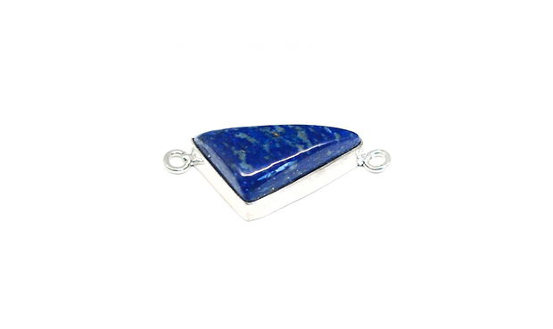 Conector cu Lapis Lazuli in rama argintata