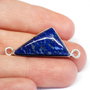 Conector cu Lapis Lazuli in rama argintata