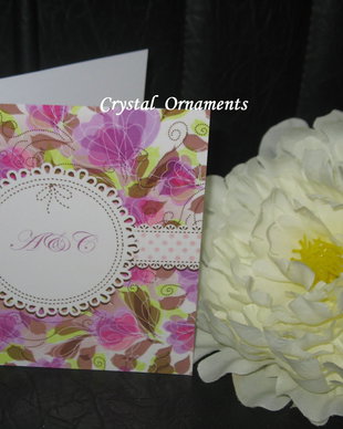 Invitatie nunta tematica florala