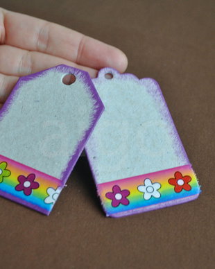 2b. Etichete / Tag-uri / cartonase martisor - din mucava