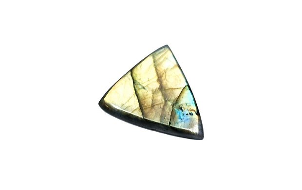 Cabochon Labradorit  triunghi valurit  - 30 carate - IBN0043