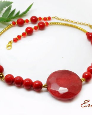 Colier red/jad