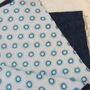 Cupon denim dublat cu panza
