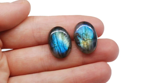 Set labradorite pentru cercei - IBN 01A