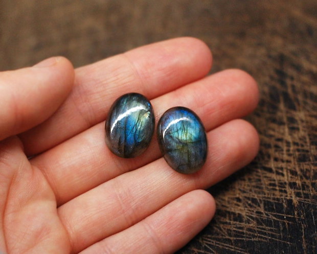 Set labradorite pentru cercei - IBN 01A