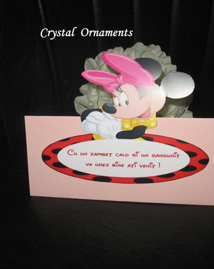 Plic de bani botez minnie Mouse