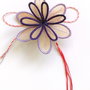 Brosa floare brodata pe organza 6