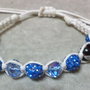 Bratara shamballa/bratara martisor/bratara cu cristale si millefiori