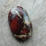 Cabochon jasp natural, 30x20 mm