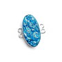 Link - agat &quartz titanium  druzy electroplatat