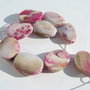 Agate mari ovale usor rasucite aprox 6-7x18-20x25-26 mm