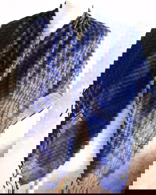 batic / esarfa albastra