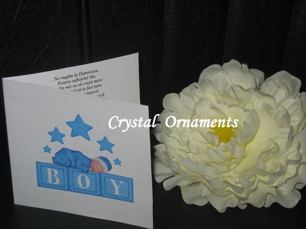 Invitatie botez Baby Boy