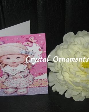 Invitatie botez cu print vintage