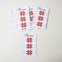 Cartonase martisor cu motive traditionale / Etichete