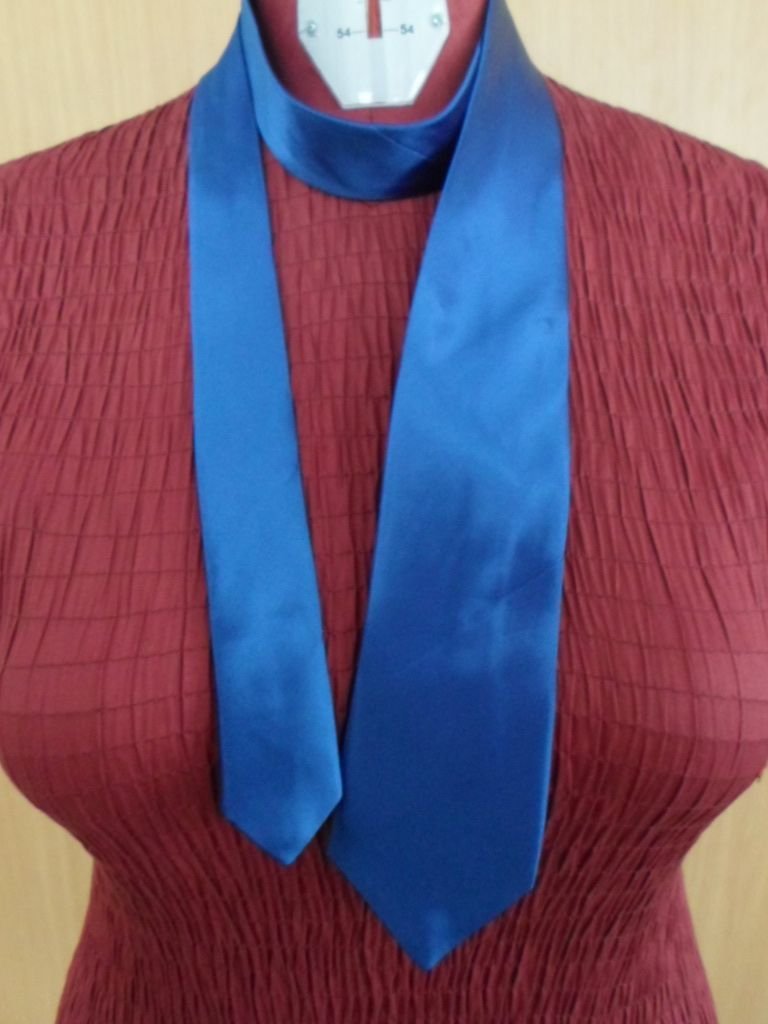 cravata albastra