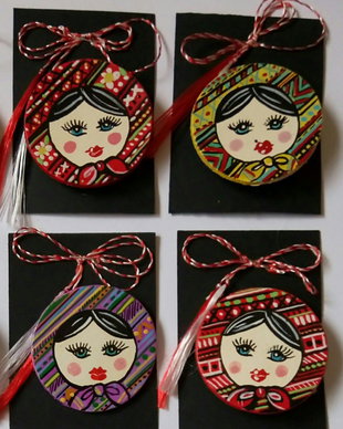 Martisor-brosa, fetita