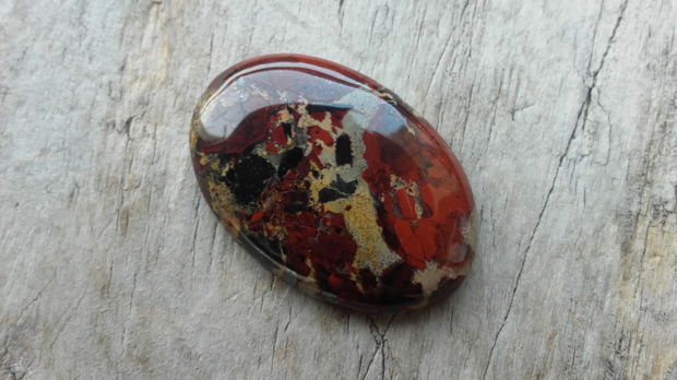 Cabochon jasp natural, aprox 31x22 mm