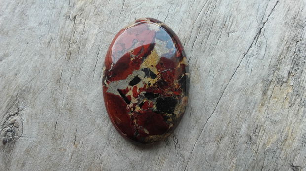 Cabochon jasp natural, aprox 31x22 mm