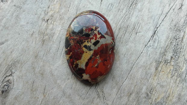 Cabochon jasp natural, aprox 31x22 mm