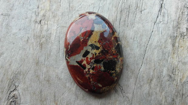 Cabochon jasp natural, aprox 31x22 mm