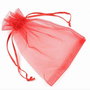 Saculet organza rosu aprox. 12x17cm