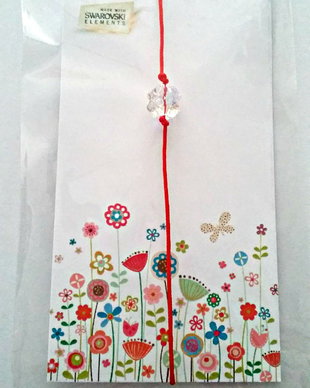 Bratara martisor cu piatra Swarovski Floare Crystal AB