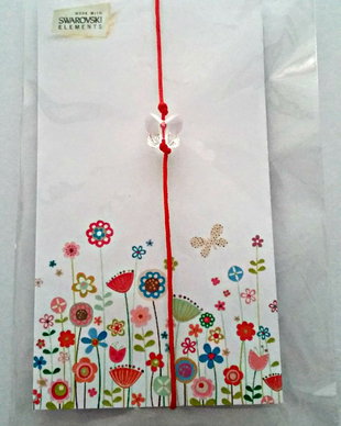 Bratara martisor cu piatra Swarovski Fluture Crystal