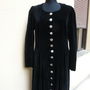 Rochie neagra de catifea-rustic