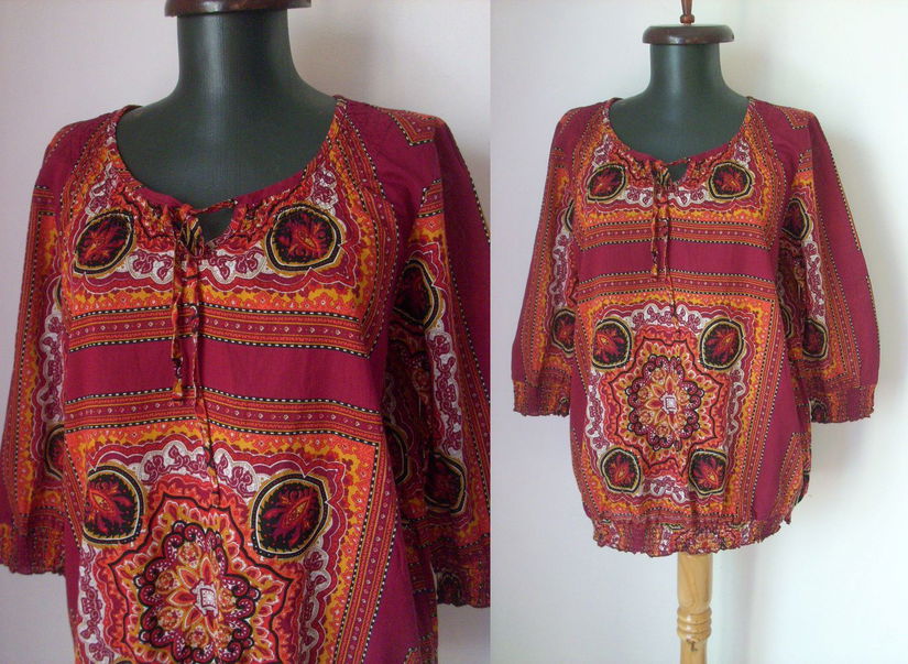 BLUZA  BUMBAC ARABESCURI