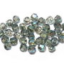 Cristale din sticla, biconice, 2 mm, AB, Teal