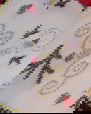 Napron Craciun -brodat