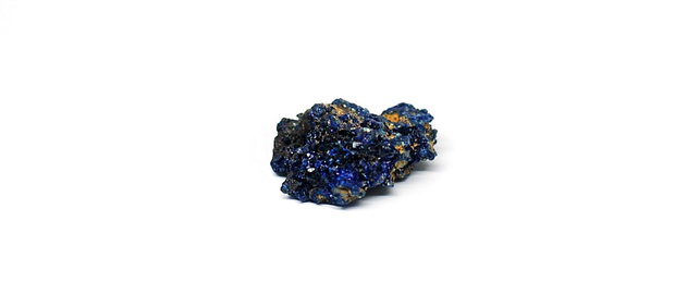 Azurit - Malachit  brut cu formatiune de cristale druzy